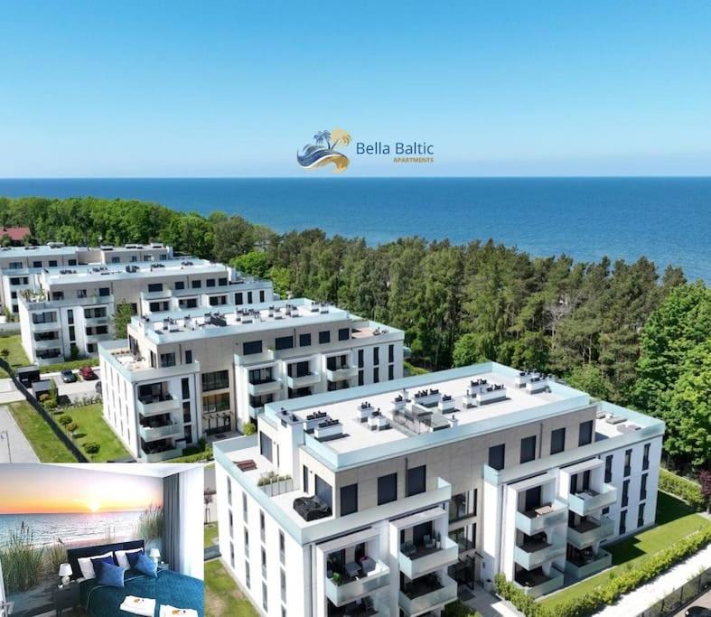 Apartament Bella Baltic tuż przy plaży widok morze - B&B