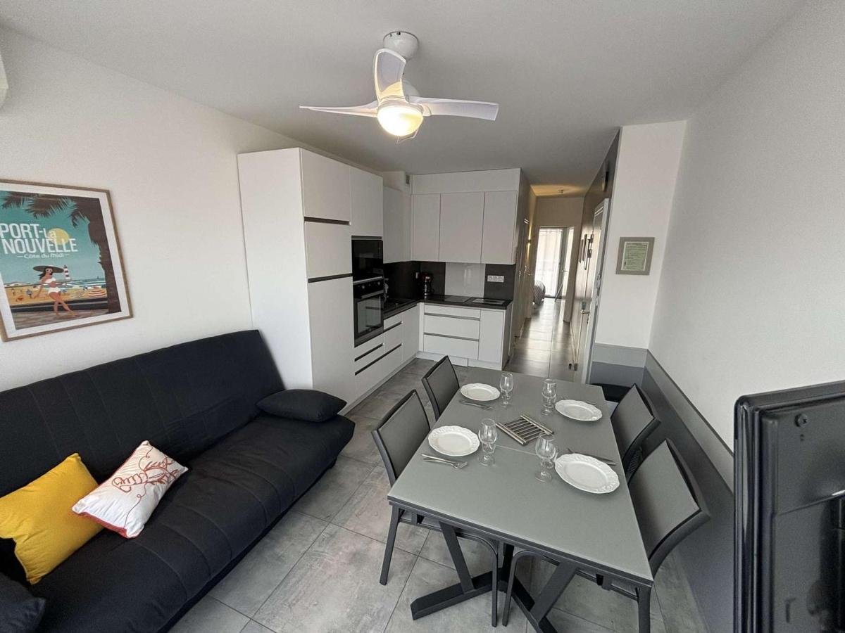 Appartement Climatisé 2 Pièces, Terrasse, Proche Plage et Commerces, 4 Couchages - Port-la-Nouvelle - FR-1-229C-93 - Ferienwohnung