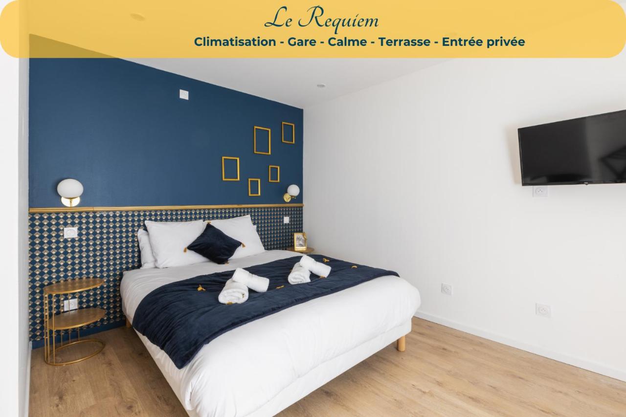 B&B Montluçon - Le Requiem -Terrasse -Climatisation -Gare - Bed and Breakfast Montluçon