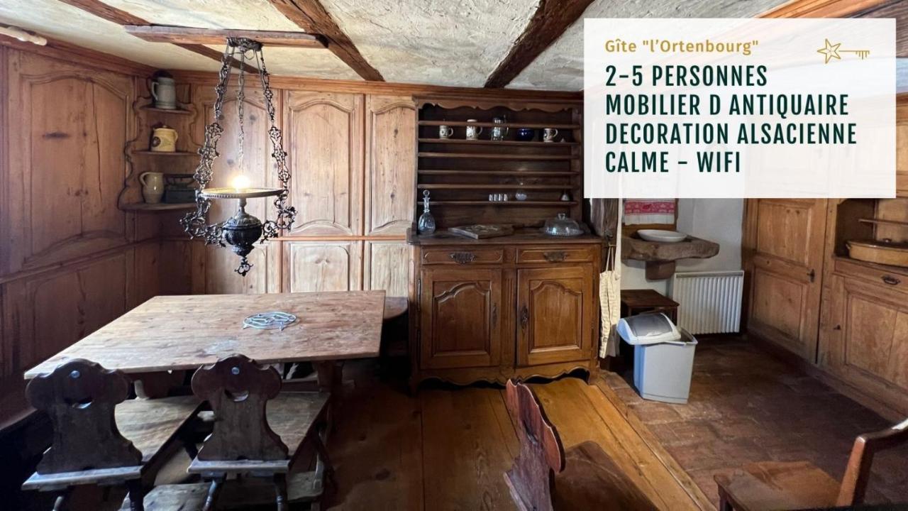 Gîte de l'Ortenbourg - mobilier d antiquaire - B&B Scherwiller