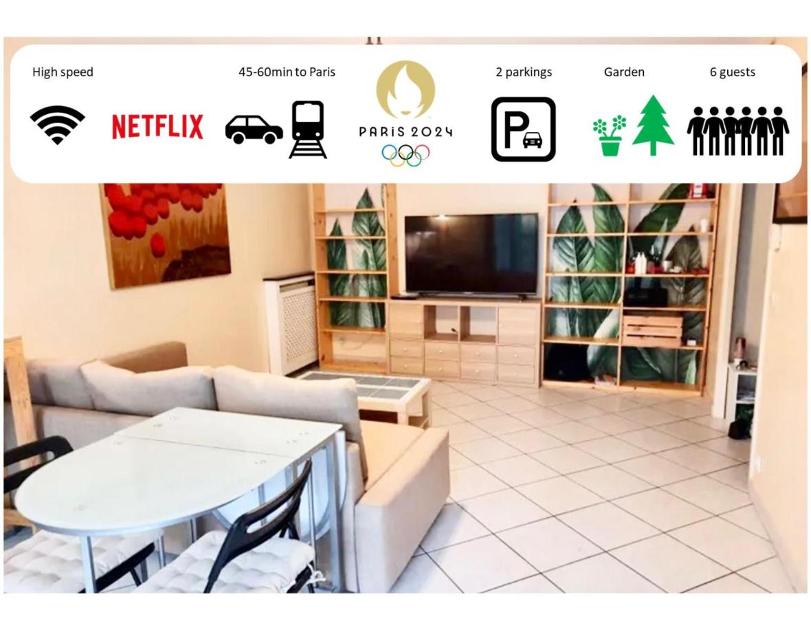 Appartement calme avec jardin proche de Paris - B&B