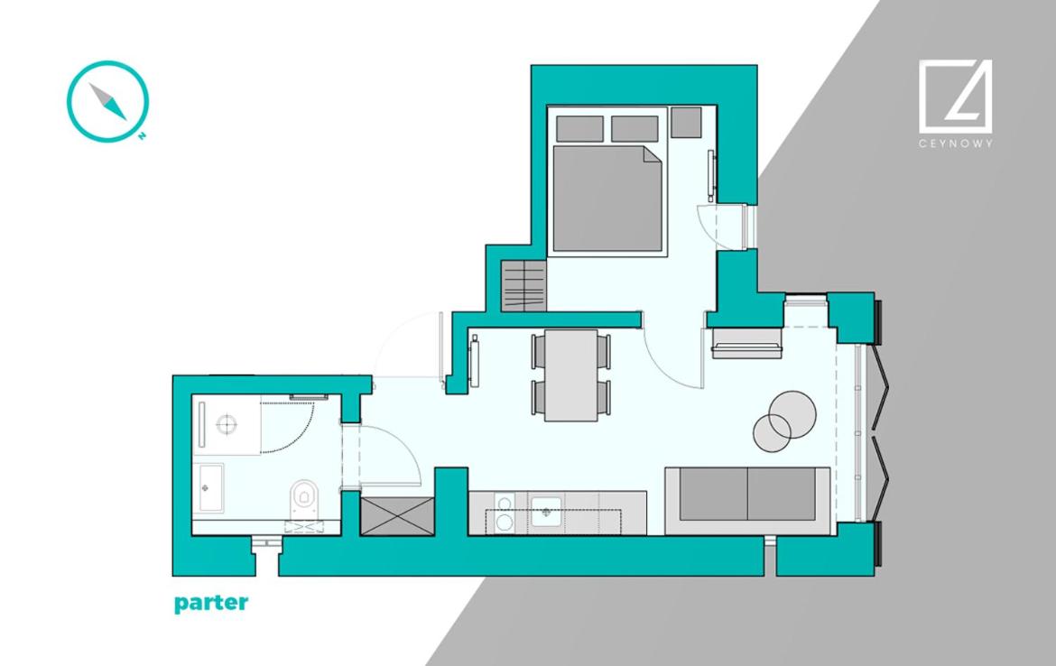 Appartamento con 1 Camera da Letto