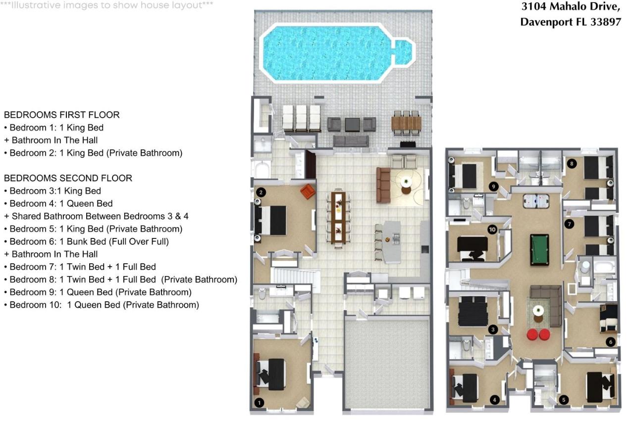 Ten-Bedroom Holiday Home