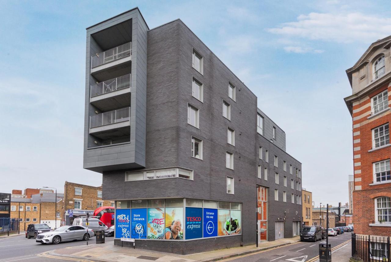 Lift & free parking, modern 1 bed flat in Shoreditch next to train station - B&B Londra