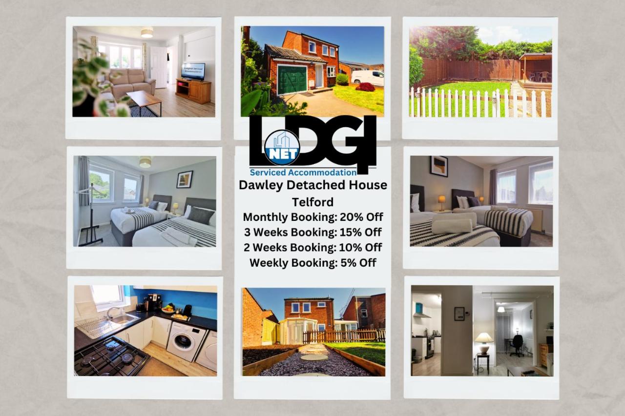 B&B Dawley - Dawley Detached House 3 Bedrooms with parking, garden, Wi-Fi - Bed and Breakfast Dawley