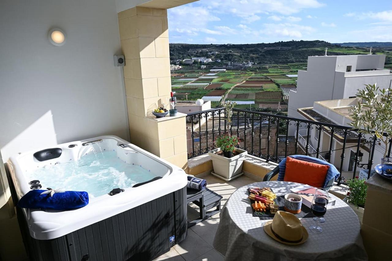 B&B Mellieħa - Ta'lonza Luxury Near Goldenbay With Hot Tub App3 - Bed and Breakfast Mellieħa