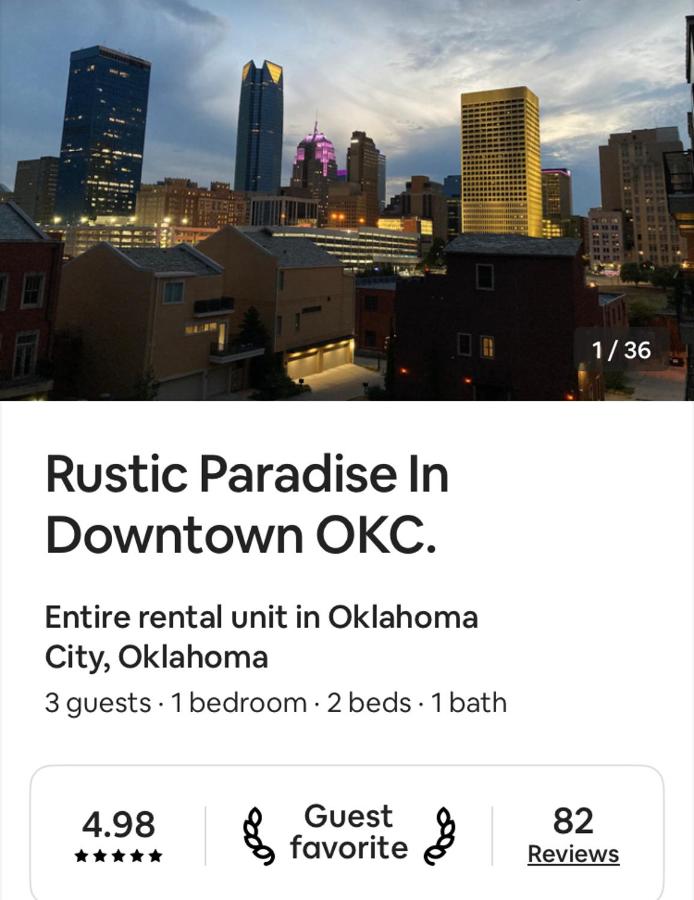 B&B Oklahoma City - Rustic Paradise In Downtown OKC. - Bed and Breakfast Oklahoma City