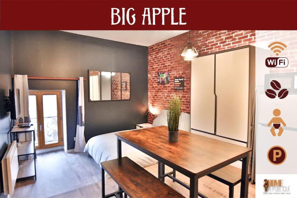 B&B Auxerre - Big Apple - Studio paisible - parking gratuit - 2 personnes - Bed and Breakfast Auxerre