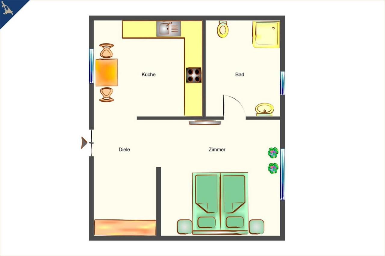 Ferienhaus Becker Ferienwohnung Mittschiffs - Ferienwohnung