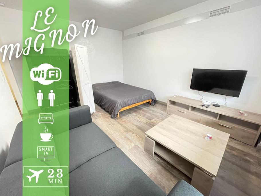 B&B Illzach - #Le Mignon Calme & Reposant WIFI-TV Parking - Bed and Breakfast Illzach