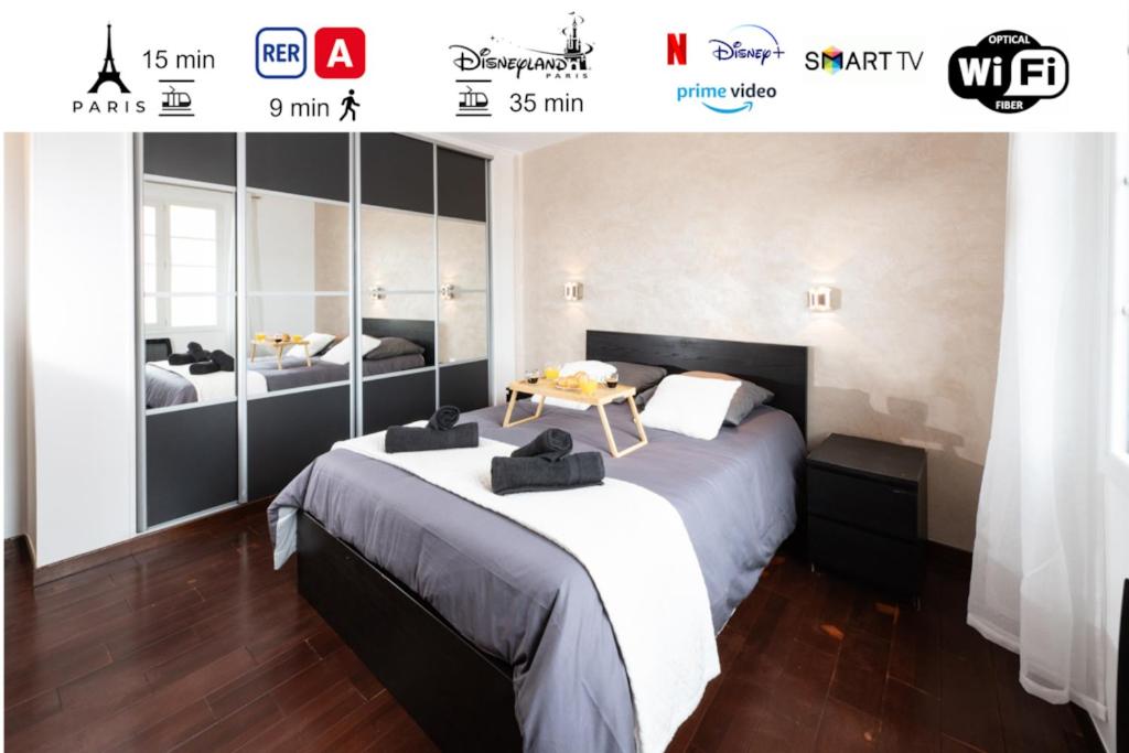 B&B Fontenay-sous-Bois - Cosy Paris - Disneyland - RER A - Bed and Breakfast Fontenay-sous-Bois