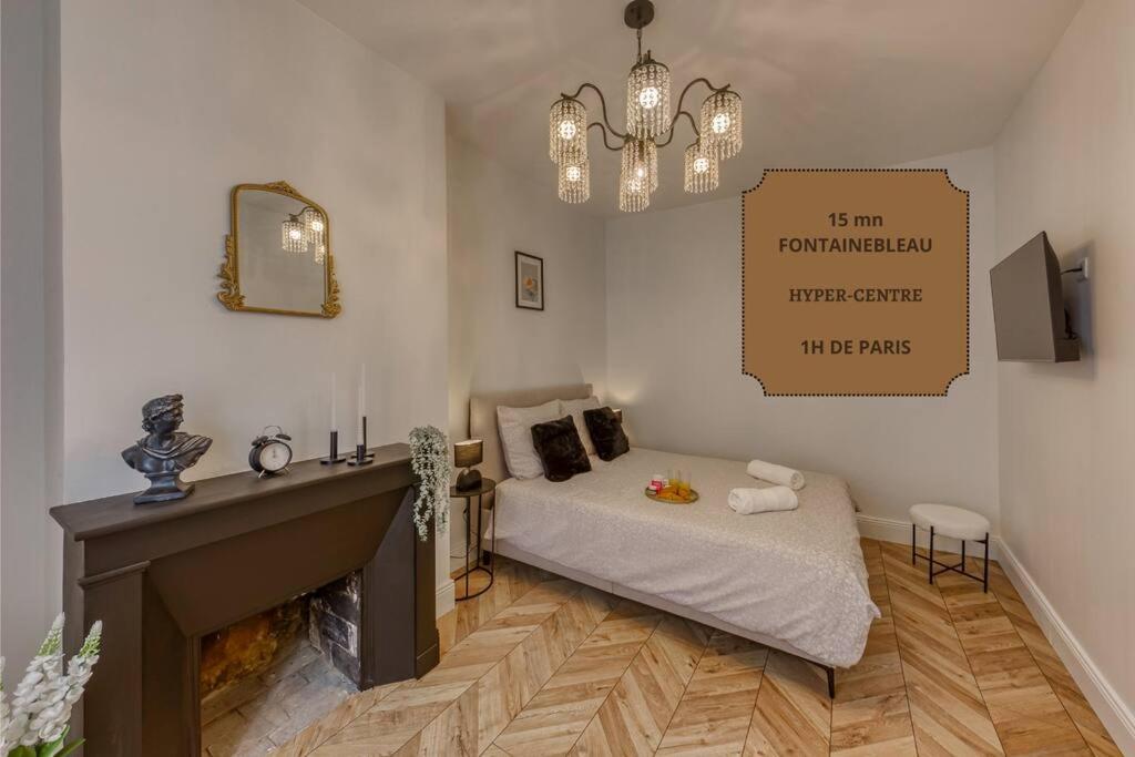 Appart luxueux hyper-centre/15mn Fontainebleau - Ferienwohnung