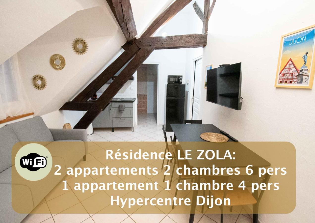 Résidence Le Zola composé de 3 appartements distincts en Hyper Centre de Dijon avec WIFI - B&B