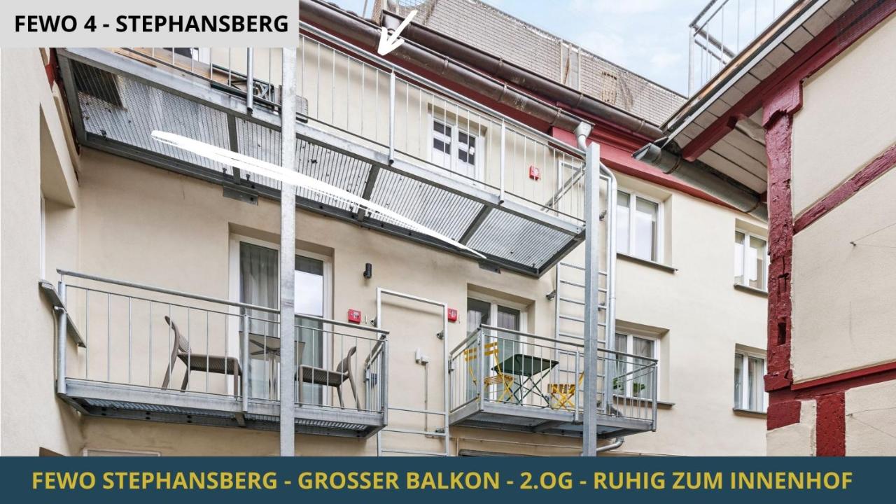 NEU KapApart15 - 6 schöne FeWos mit Einbauküche, Bad und Balkon in der Altstadt auf Bambergs Insel - Ferienwohnung