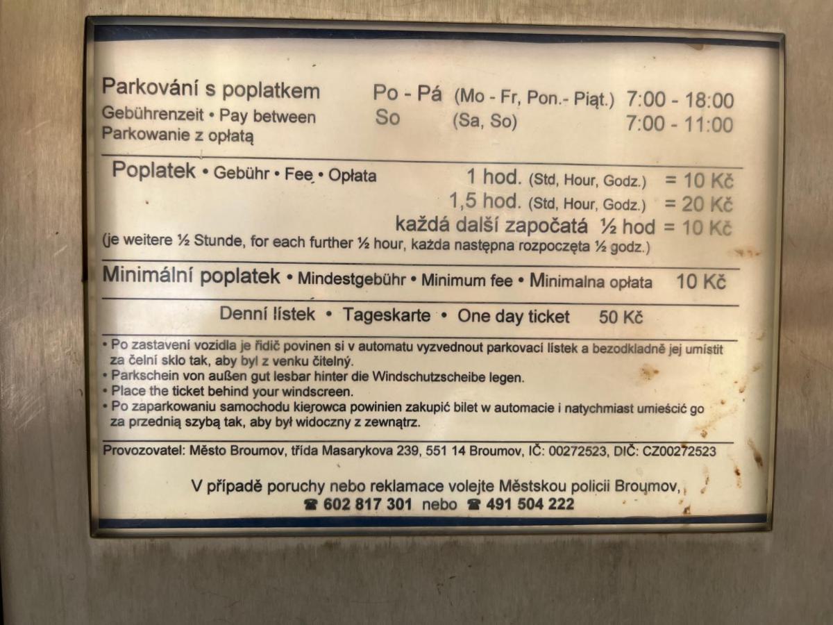 Apartmány Malé náměstí, Broumov - B&B Broumov