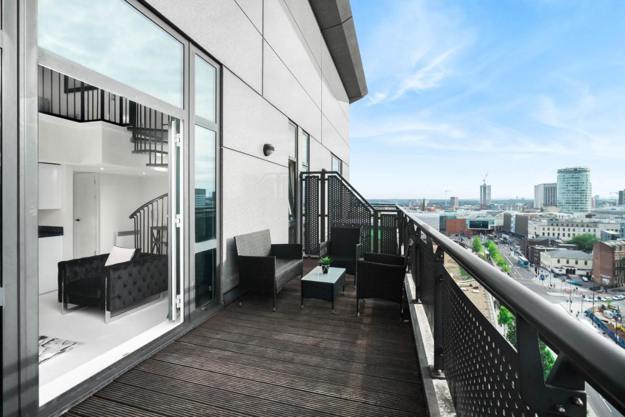 Duplex Penthouse Apartment - Birmingham City Centre - Secure Parking - Terrace - Top Rated - 1401M - B&B