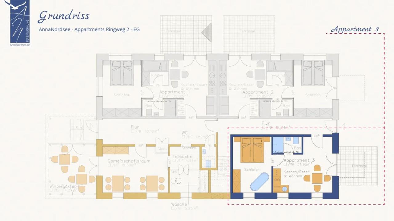 Apartment mit 1 Schlafzimmer