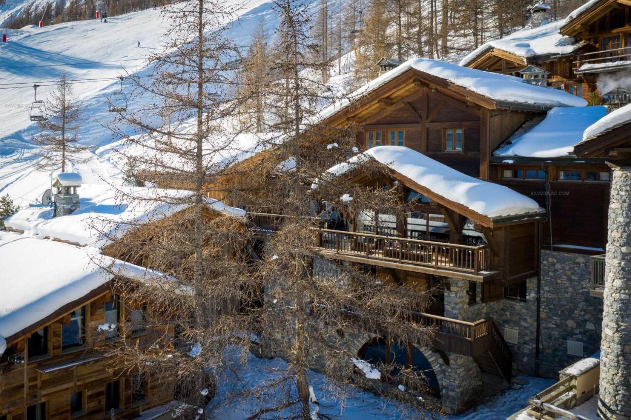 Val d’Isère - Extraordinaire Chalet Montana avec piscine sur la piste Olympique de Belevarde. - B&B