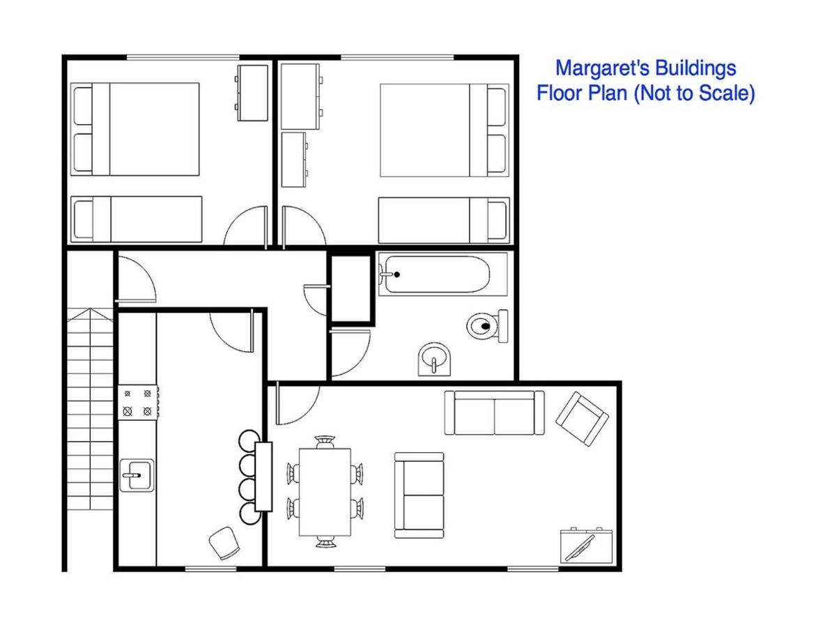Spacious City Centre Apartment Bath - B&B Bath