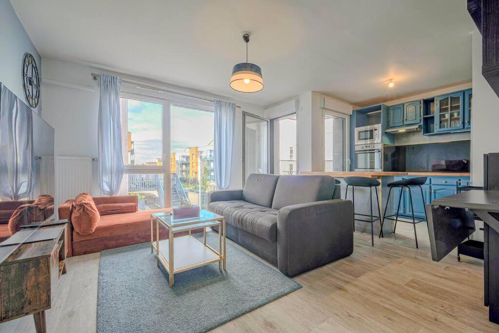 Appt T3 - 15min de Disneyland - Parking gratuit - Chambres d’hôtes