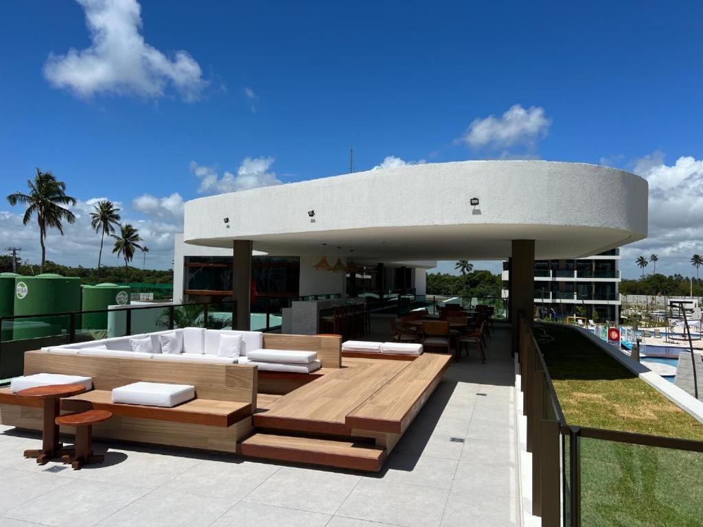Resort em Porto de Galinhas- Flat Térreo Frente Piscinas- Muro Alto-B18 - Chambres d'hôtes Porto de Galinhas
