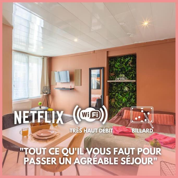 B&B Anzin - L'IMPERIAL I NETFLIX I BILLARD I WIFI I CENTRE-VILLE - Cosy & Confort & Design - Bed and Breakfast Anzin