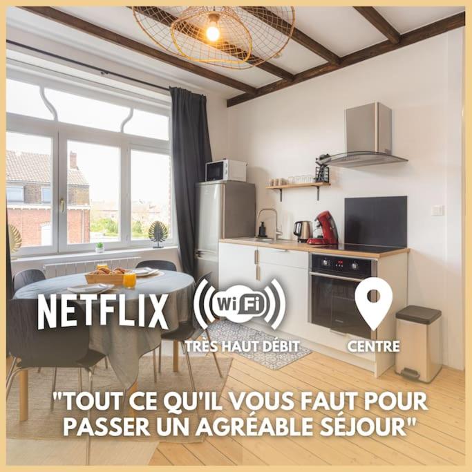 B&B Valenciennes - LE LUXUEUX - Netflix I WIFI I CENTRE - Design & Cosy - Bed and Breakfast Valenciennes