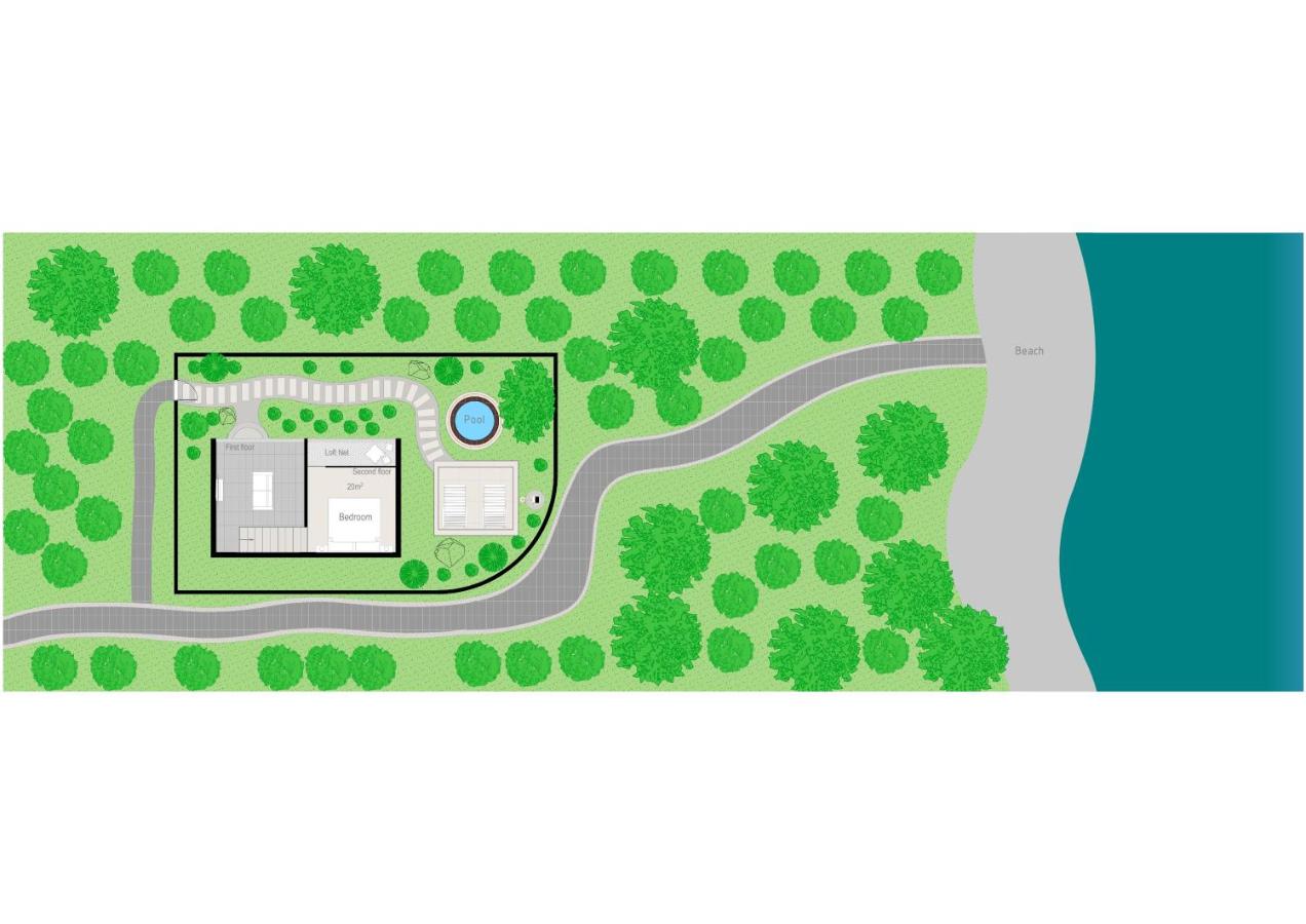 Villa with Garden View