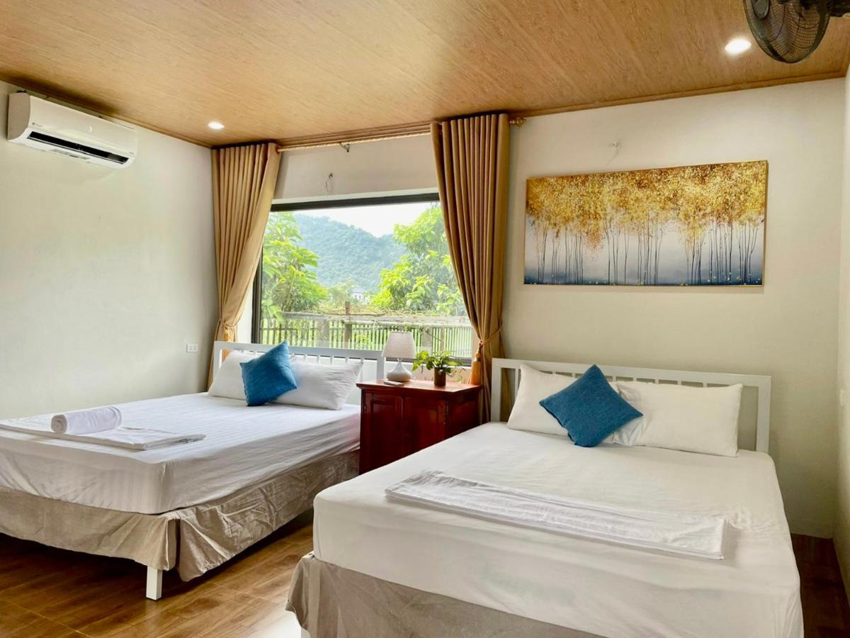 Familienzimmer mit Gartenblick