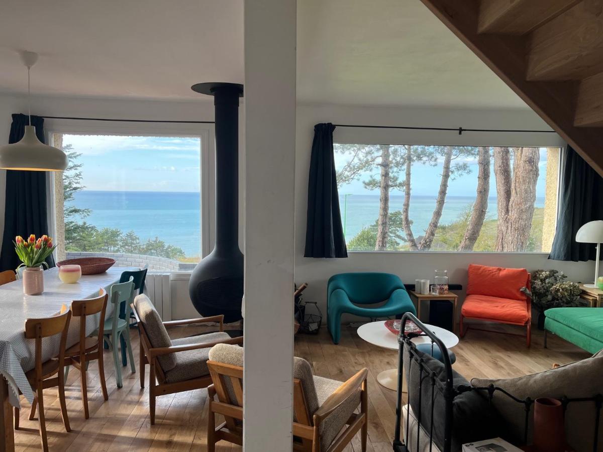 B&B Saint-Martin-Plage - Maison Le Coteau Plage vue mer, 8 pers. Petit Caux - Bed and Breakfast Saint-Martin-Plage