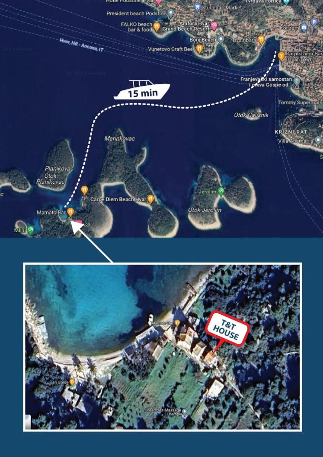 Robinson house T'n'T - B&B Hvar