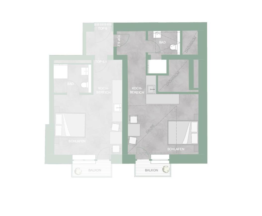 Apartment mit 1 Schlafzimmer