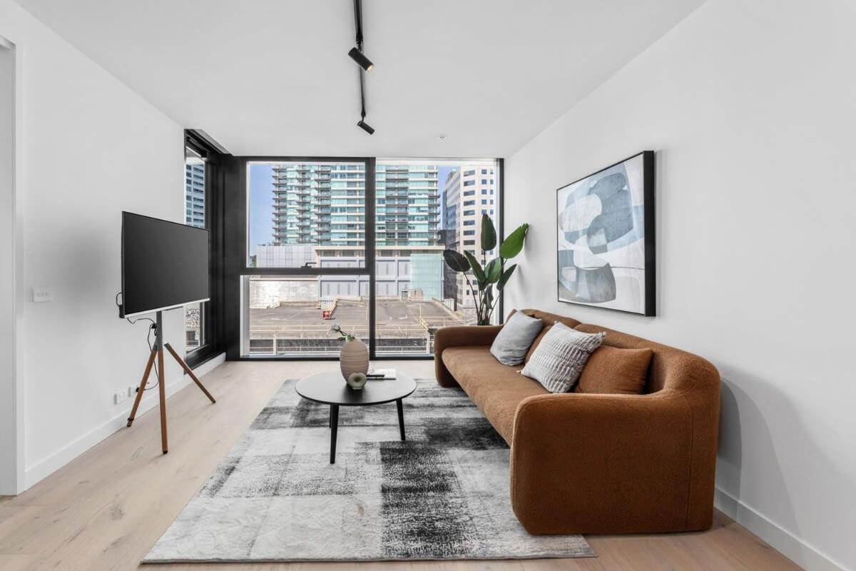 Sleek City Living: 1BR Retreat Apt CBD Wi-Fi Yoga - Ferienwohnung Melbourne