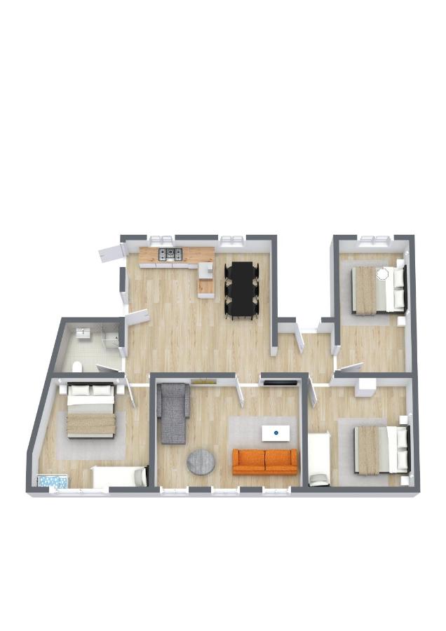 Large Modern Apartments By Meat Packing District in central Copenhagen - B&B Copenhague