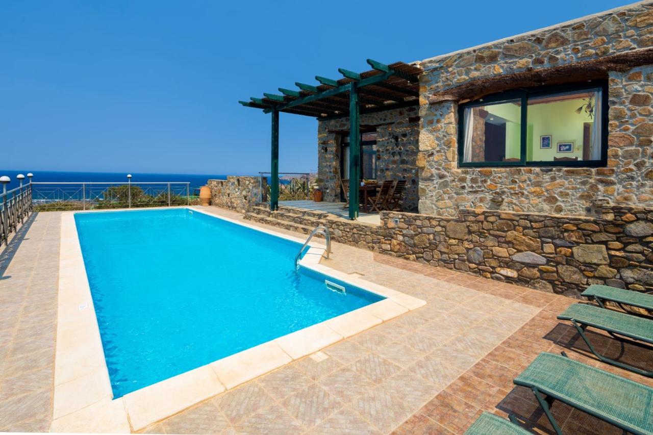 Amazing sea views at villa Elafonissi with private pool, near Elafonissi beach - Chambres d'hôtes La Canée
