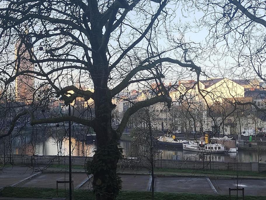 T2 lumineux meublé sur l'eau sans vis à vis - Chambres d’hôtes