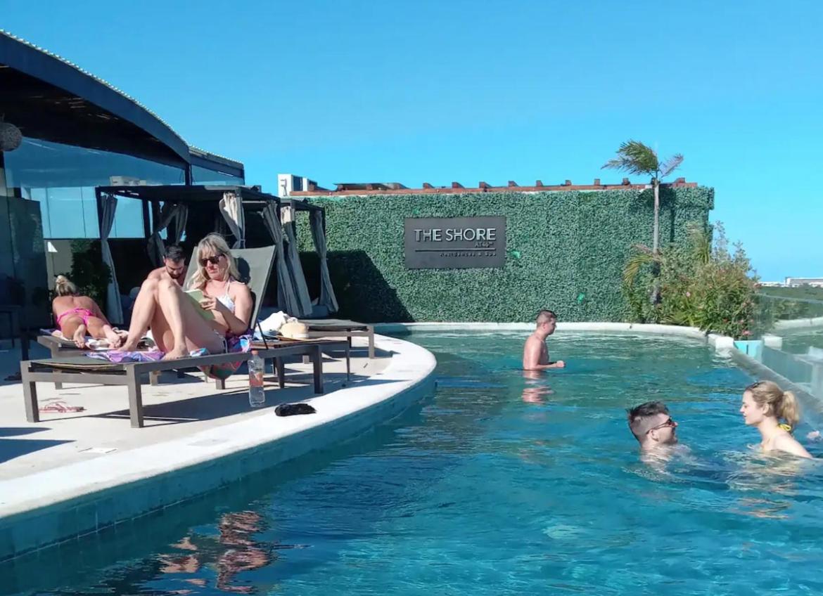 The Shore Abel 110/ Gym+Pool+Ocean View - B&B Playa del Carmen