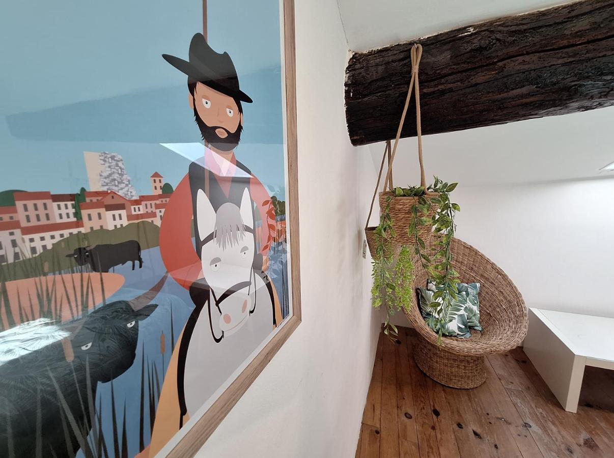 La Garriguette - 4 ch, 8 personnes - Centre Arles idéal groupe ou famille - climatisé et au calme - Chambres d'hôtes Arles
