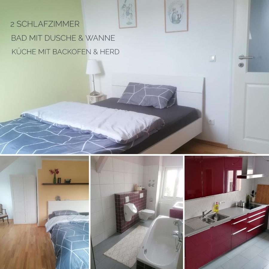 B&B Trebsen - Muldenblick DG Wohnung - Bed and Breakfast Trebsen