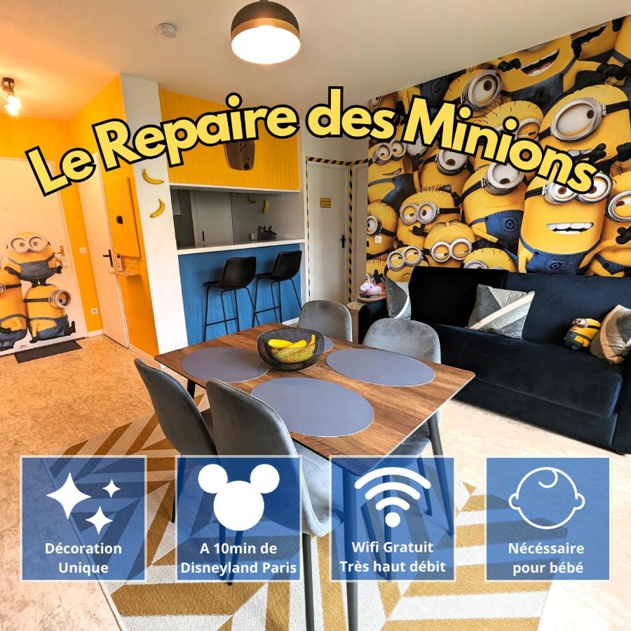 B&B Bailly-Romainvilliers - Le Repaire des Minions - 10' Disney - Familial - Bed and Breakfast Bailly-Romainvilliers