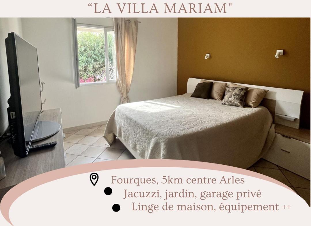 B&B Fourques - "La villa Mariam" Jacuzzi Jardin - Bed and Breakfast Fourques