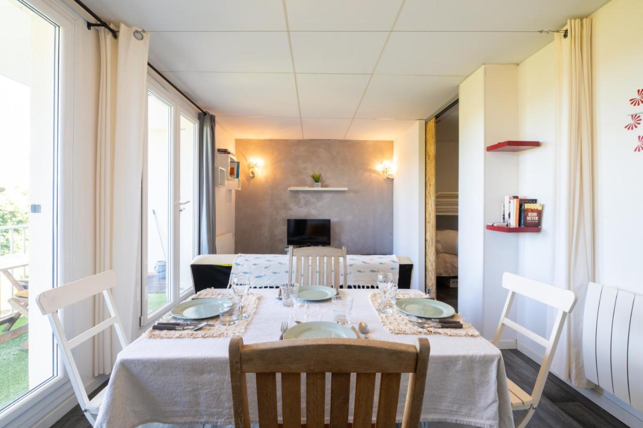 Grand studio cabine lumineux à 800m de la mer - Ferienwohnung