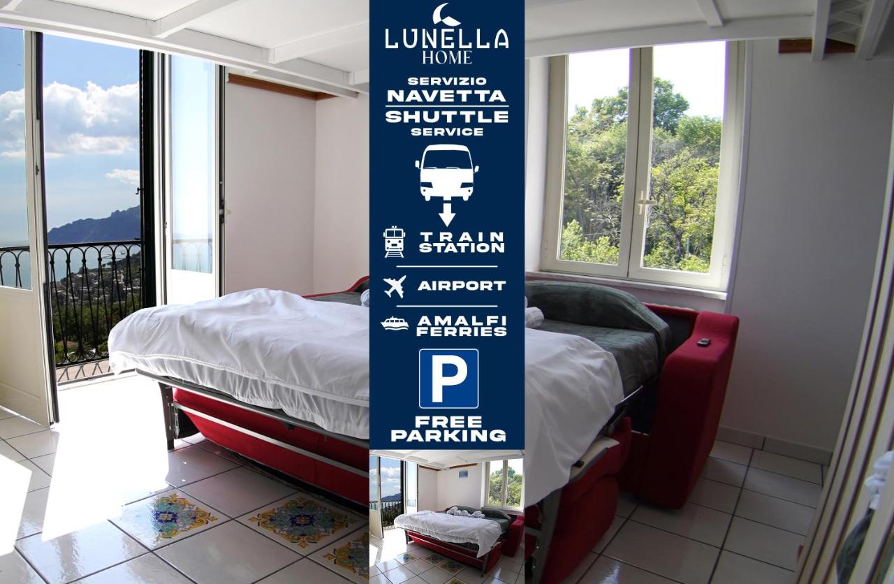 B&B Salerno - LUNELLA HOME FULL APARTMENT with UNIQUE SEAVIEW, WASHING MACHINE, FULL KITCHEN, PARKING with VIDEO SURVEILLANCE, and SHUTTLE TAXI from to CENTRAL STATION, AMALFI FERRIES, SALERNO AIRPORT, NAPLES AIRPORT - Bed and Breakfast Salerno