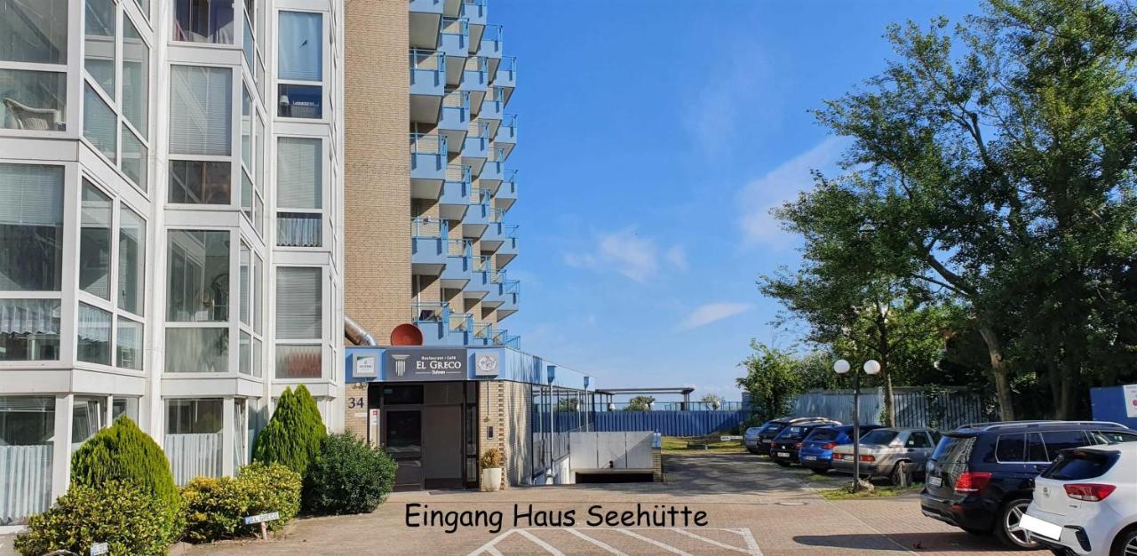 Apartment 103 im Haus Seehütte direkt am Strand in Cuxhaven Duhnen mit Seesicht in der Ferne - Chambres d'hôtes Cuxhaven