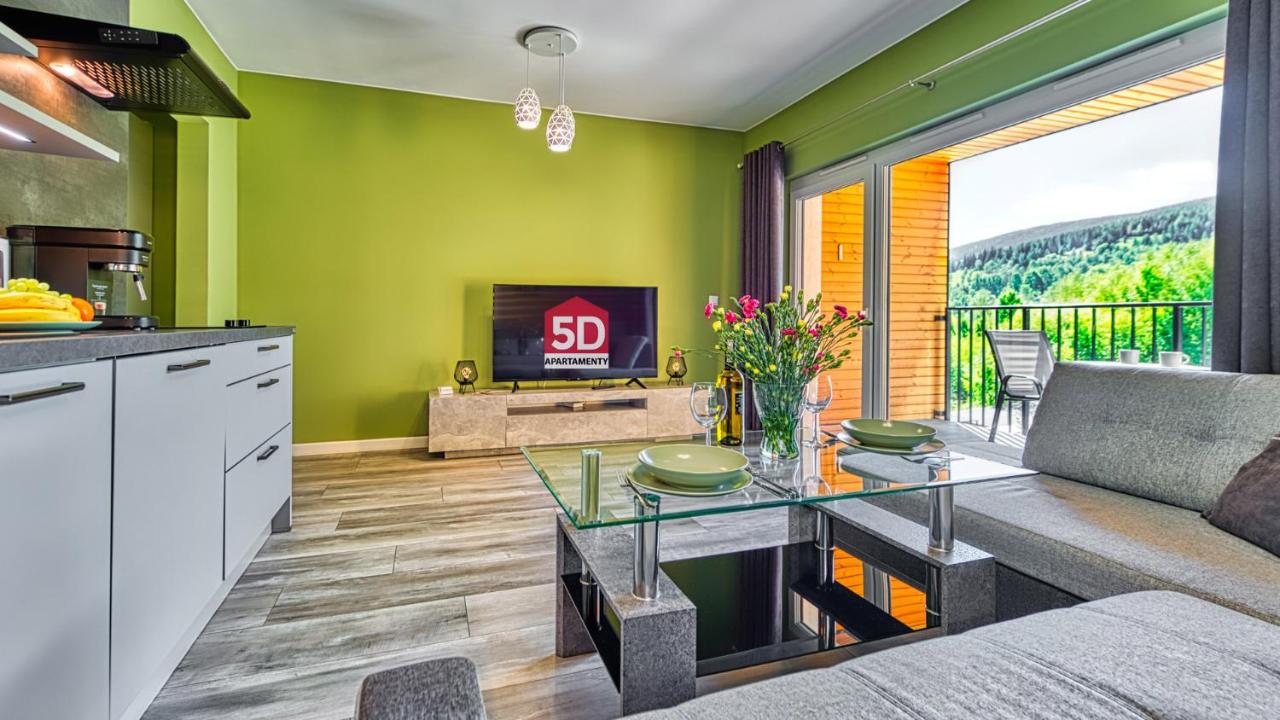 Apartament 18 Resort Izerski obok Sky Walk z ogólnodostępną sauną - 5D Apartments - Chambres d'hôtes Świeradów-Zdrój
