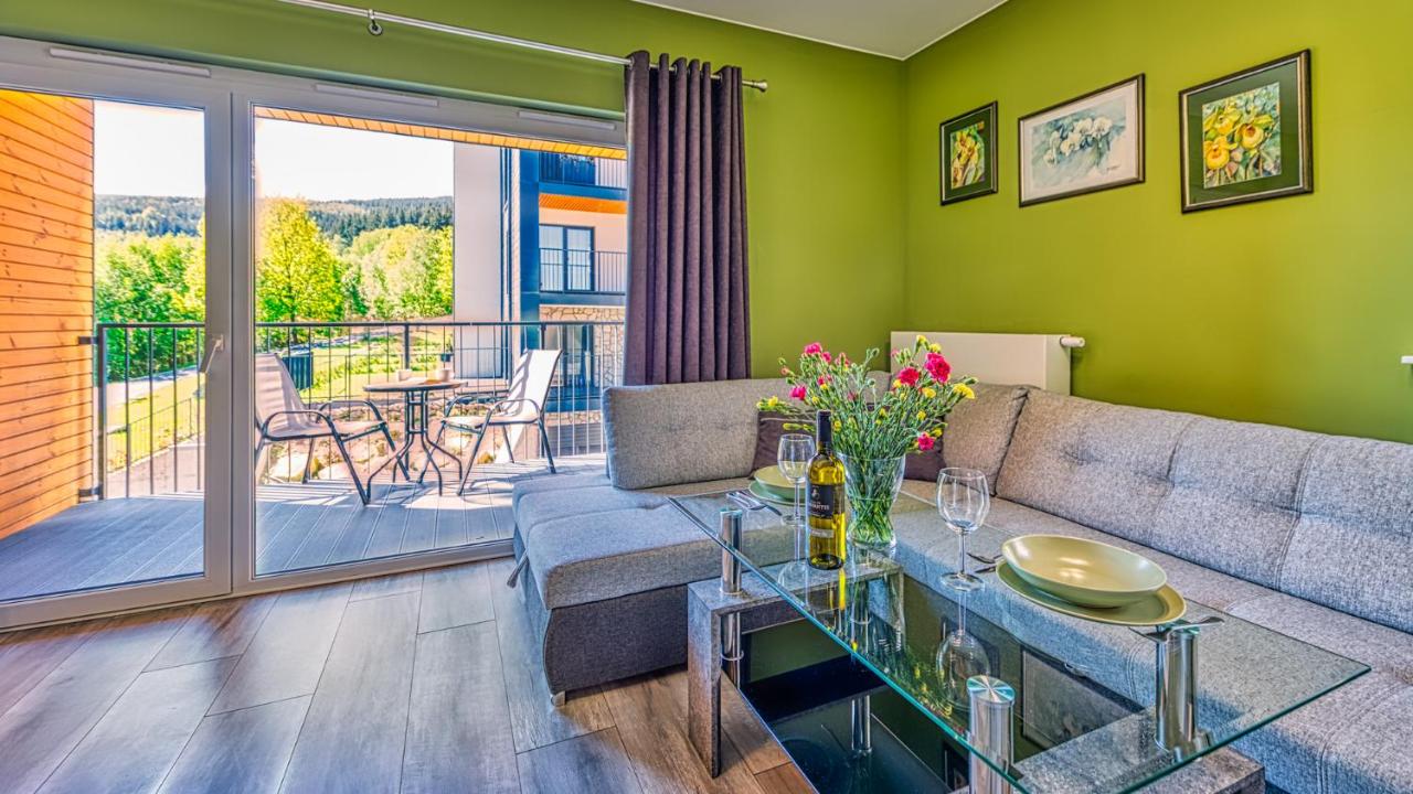 Apartament 18 Resort Izerski obok Sky Walk z ogólnodostępną sauną - 5D Apartments - Chambres d'hôtes Świeradów-Zdrój