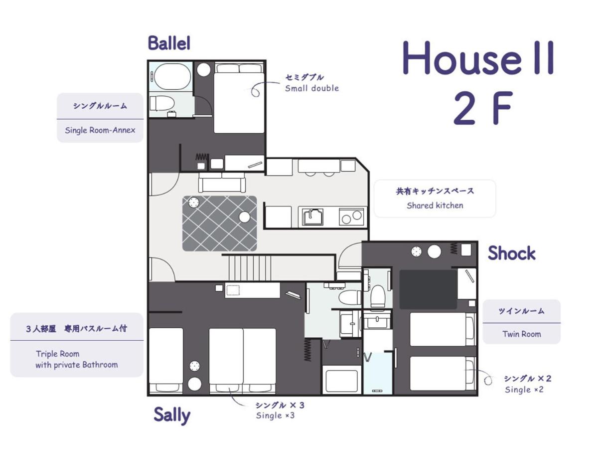 Single Room with Private Bathroom-Annex (guesthouse 2nd floor)