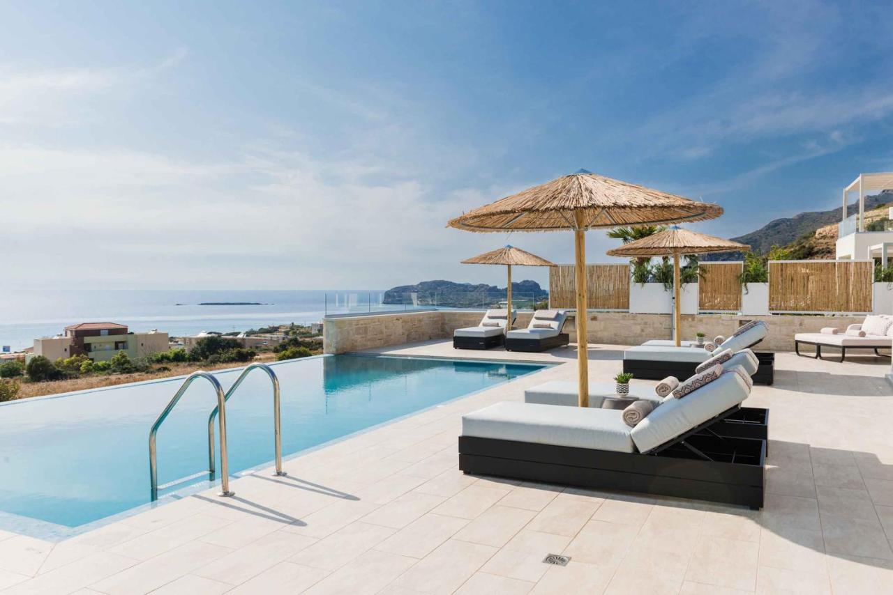 B&B Kissamos - Actea Seaview Villas I Free heated pool & 800m sea - Bed and Breakfast Kissamos