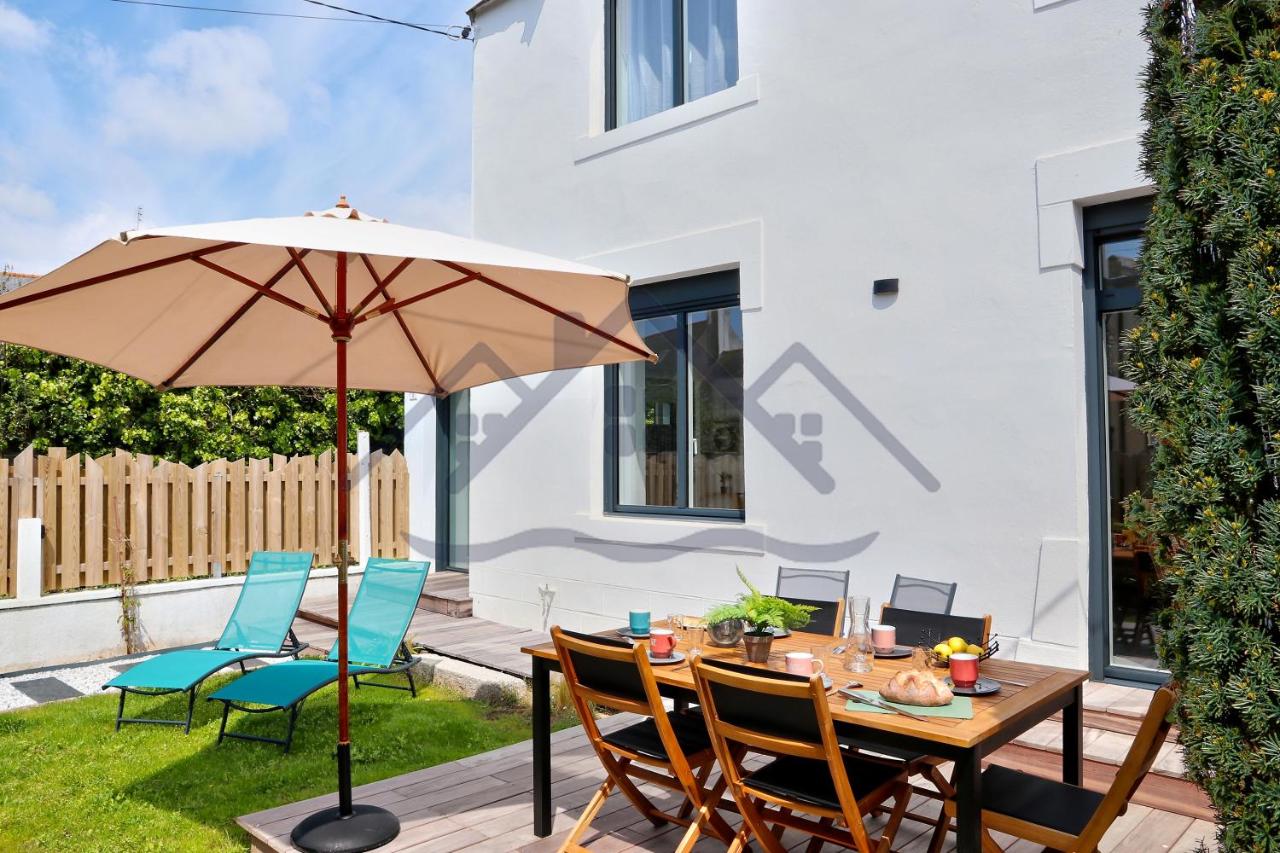 LocaLise - M1 - Bain de mer - Maison entièrement rénové avec jardin clos - Wifi inclus - Draps inclus - Animaux bienvenus - Chambres d'hôtes Treffiagat