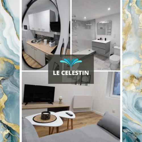 Le Celestin - Appartement centre-ville avec terrasse et salon de jardin - B&B